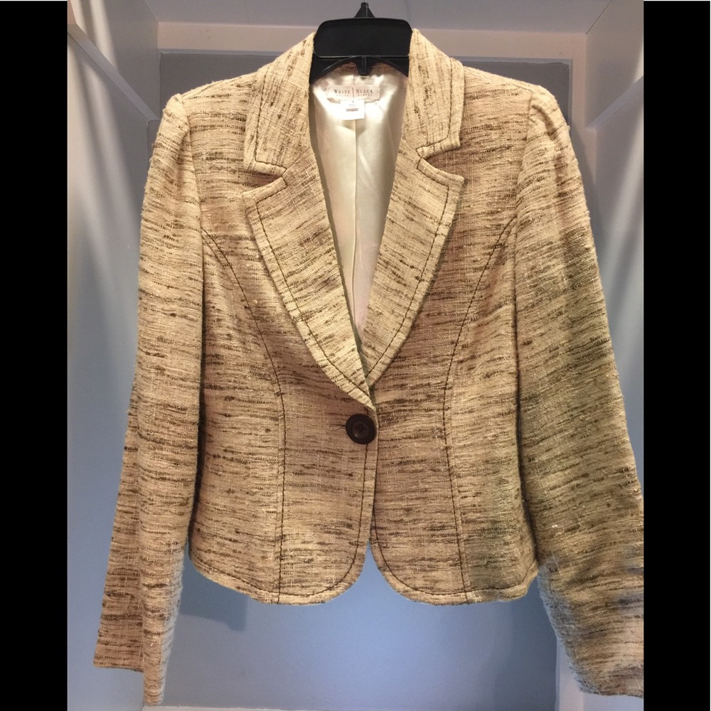 Beige and brown jacket